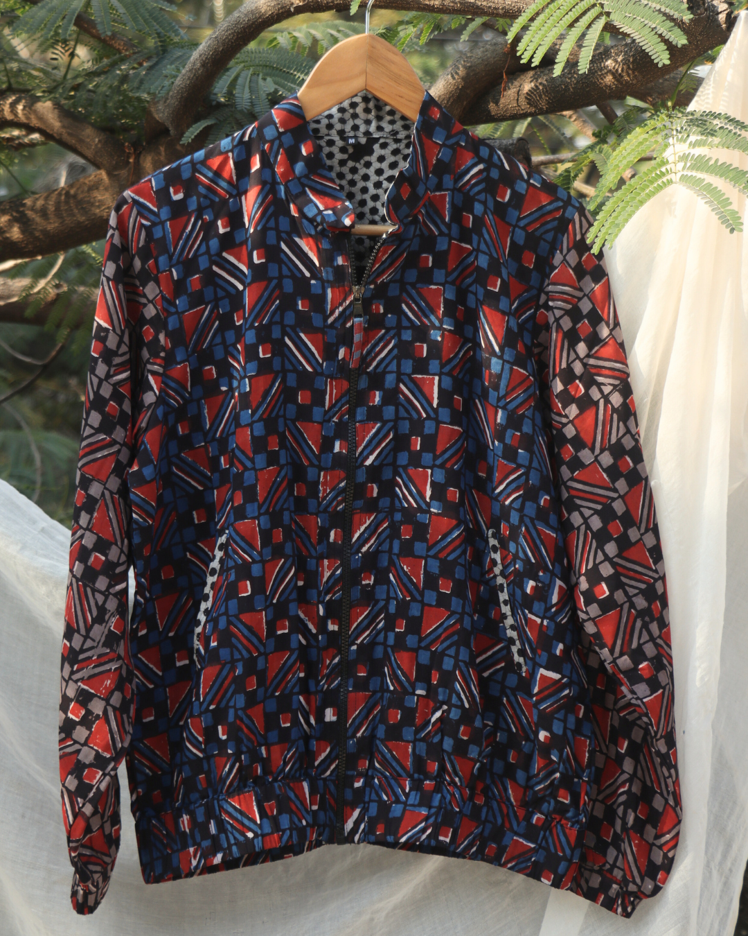 Chic Mosaic Bomber Blues