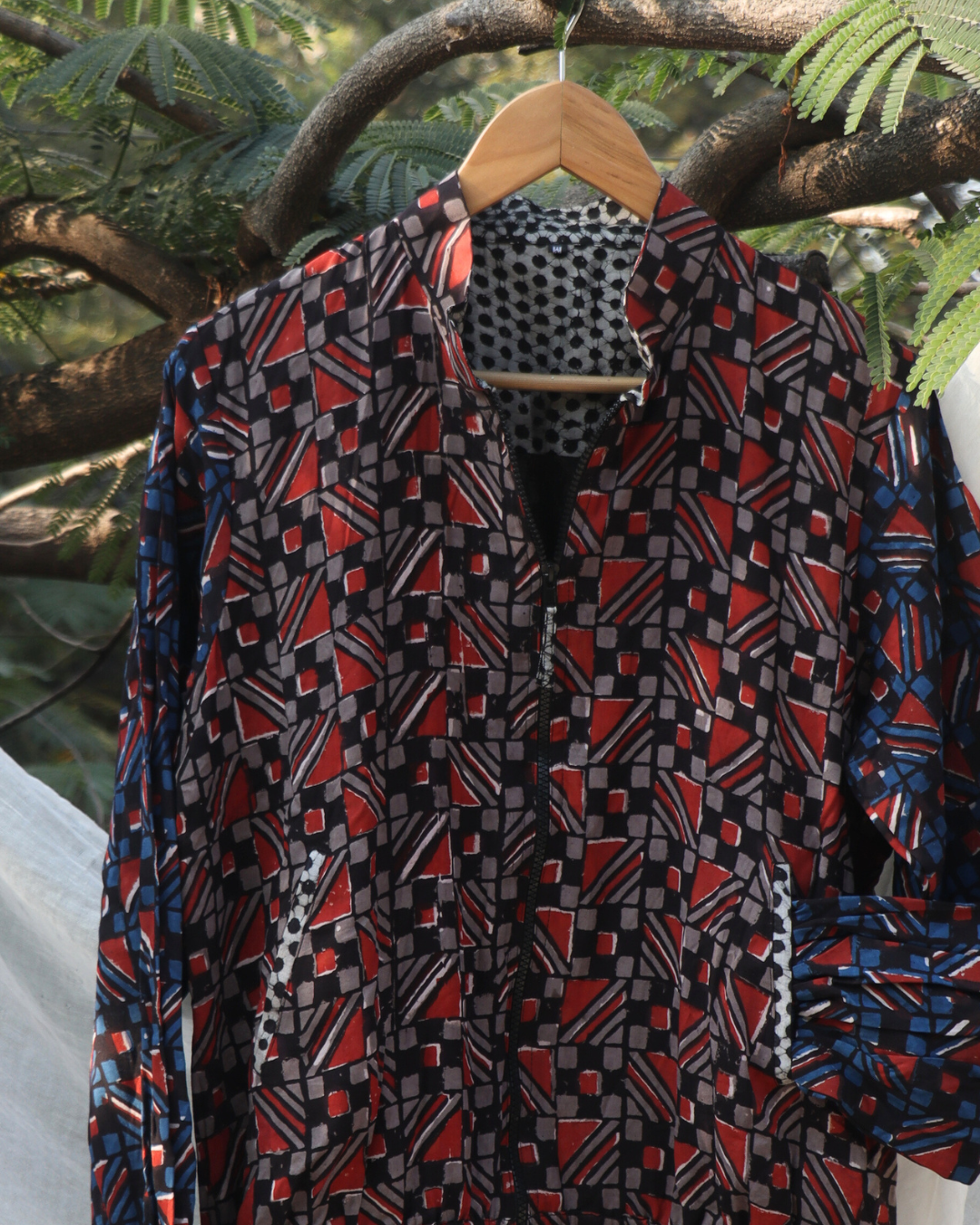 Chic Mosaic Bomber Blues