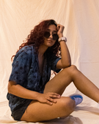 Indigo Bloom shirt