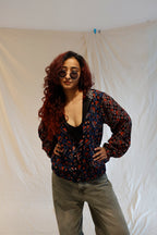 Chic Mosaic Bomber Blues