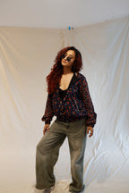 Chic Mosaic Bomber Blues