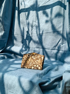 Grey Paisley Battua Wallet