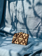 Black Geometry Battua Wallet