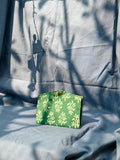 Mint Green floral battua wallet