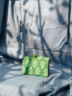 Mint Green floral battua wallet