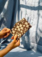 Black Geometry Battua Wallet