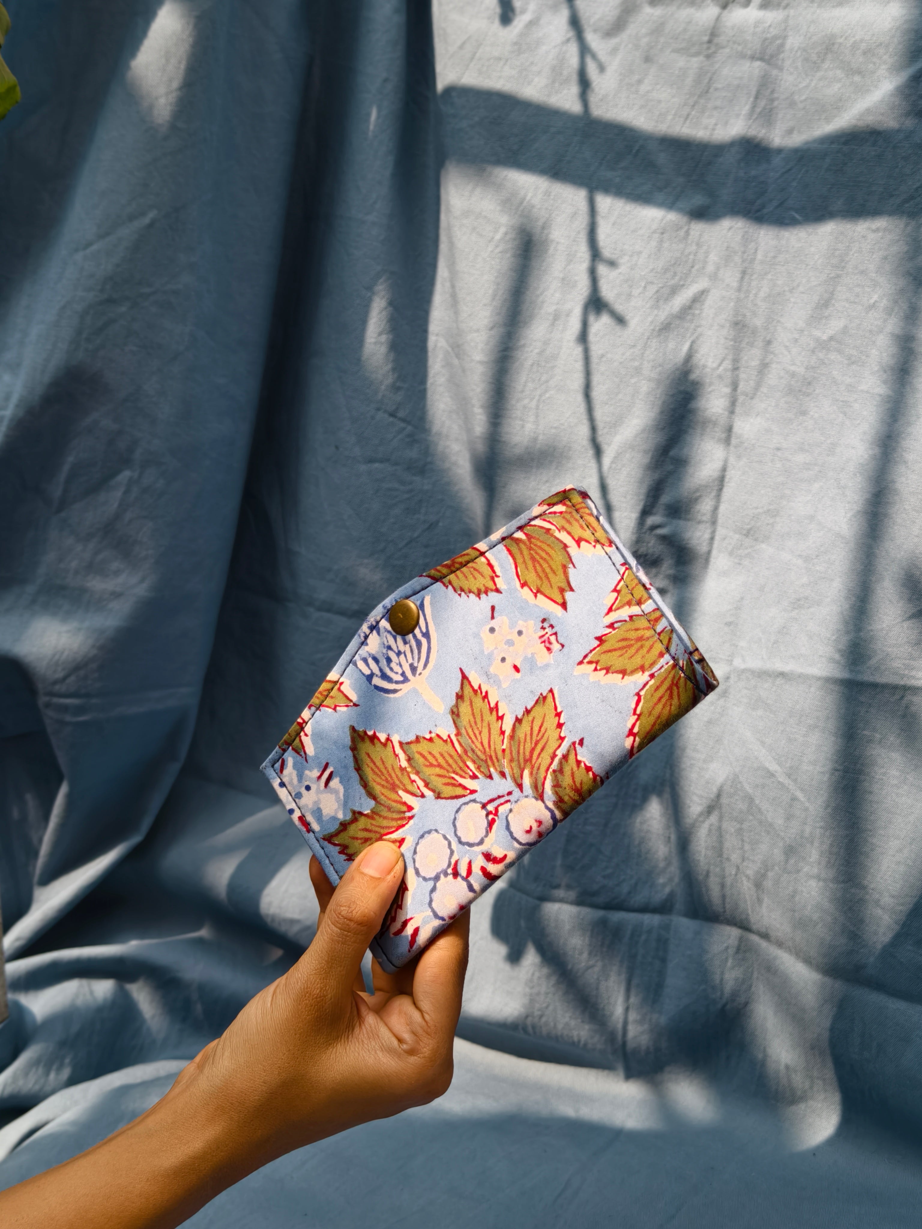 Powder Blue Battua Wallet