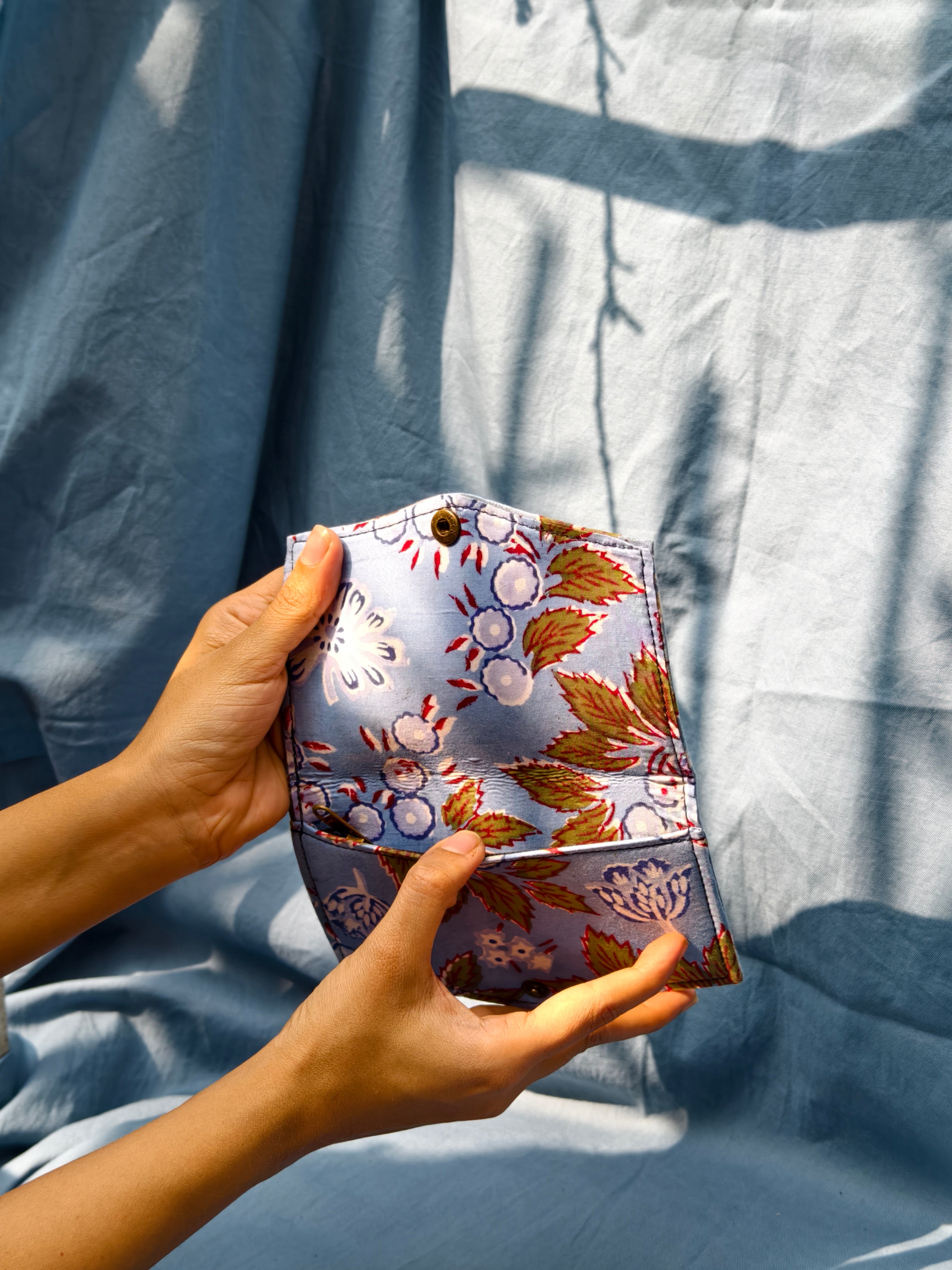 Powder Blue Battua Wallet